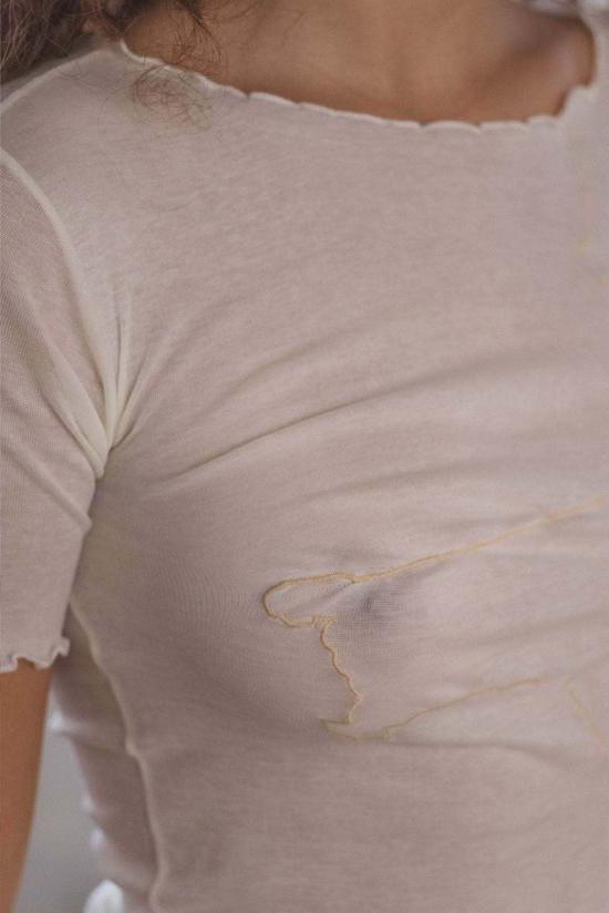  베이스레인지 반팔 티셔츠 게리맨더드 티셔츠 - BASERANGE