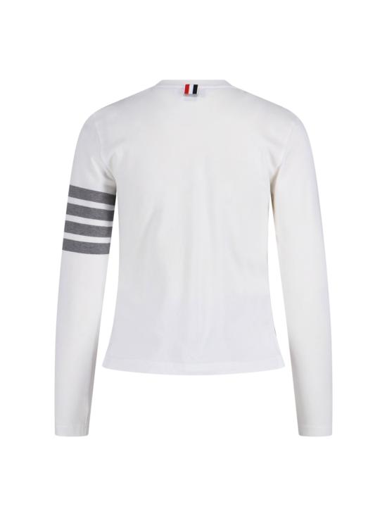 26FW 톰브라운 긴팔 티셔츠 FJS103G07862 100 WHITE - THOM BROWNE