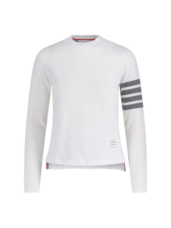 26FW 톰브라운 긴팔 티셔츠 FJS103G07862 100 WHITE
