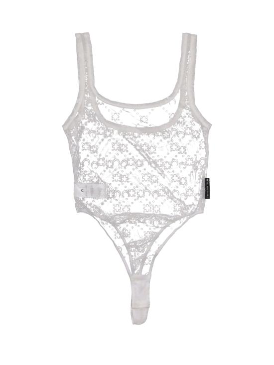 25FW 마린세르 바디수트 티셔츠 WUW061ACJER0005 WH20 OFF WHITE