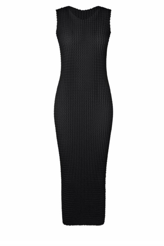  이세이 미야케 미디 원피스 스펀지 미디 드레스 - ISSEY MIYAKE