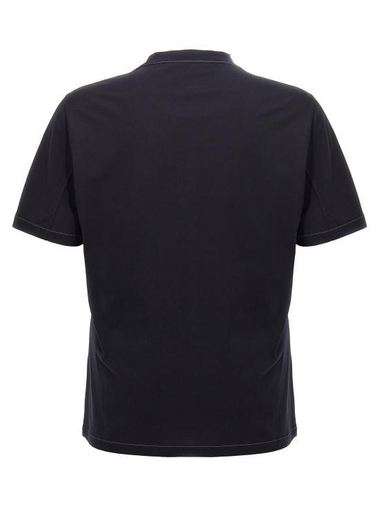 26SS 브루넬로 쿠치넬리 반팔 티셔츠 M0B131328GCW361 Blue - BRUNELLO CUCINELLI