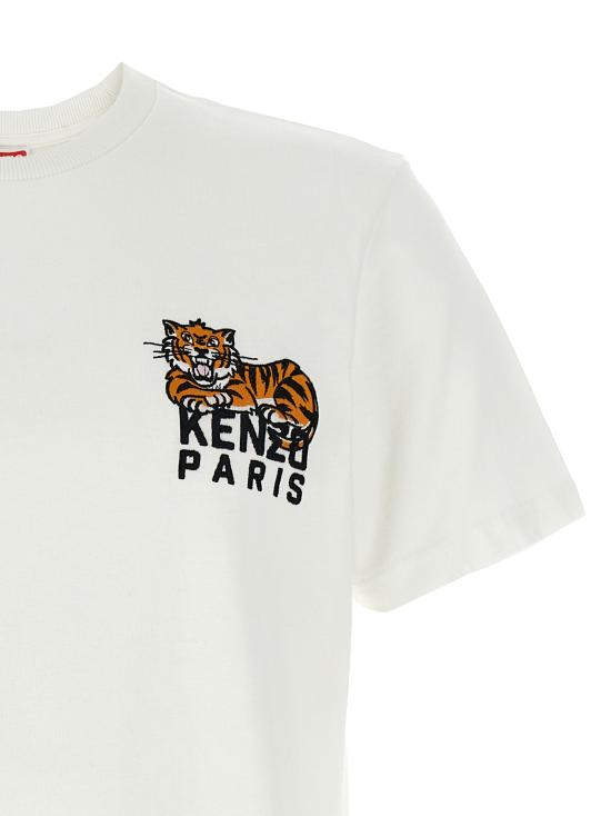 25FW 겐조 반팔 티셔츠 FF65TS1524SI02 White - KENZO
