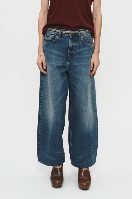  6397 데님 팬츠 크롭드 에어룸 진 에어룸 블루 - 6397