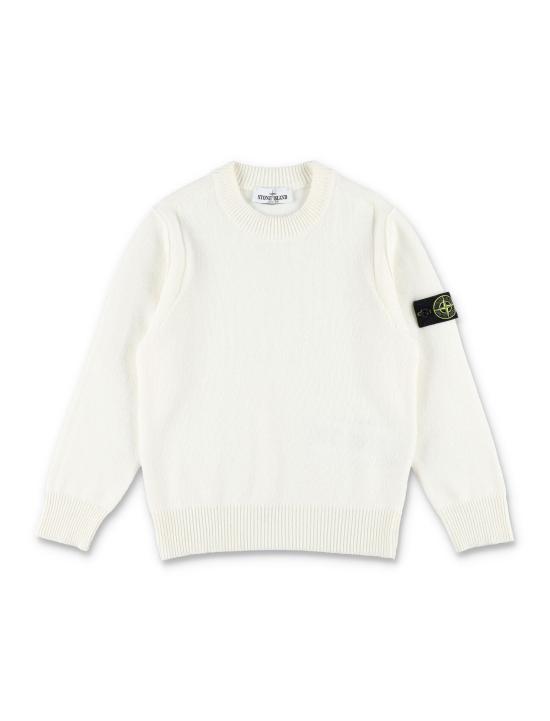 25FW [키즈] 스톤 아일랜드 니트/스웻셔츠 5100002S00M1 V0099 NATURAL