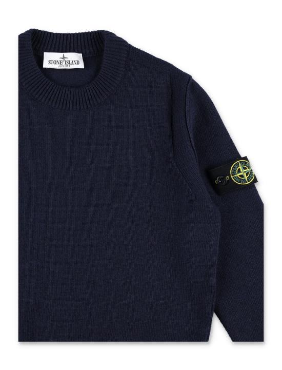 25FW [키즈] 스톤 아일랜드 니트/스웻셔츠 5100002S00M1 V0020 NAVY - STONE ISLAND