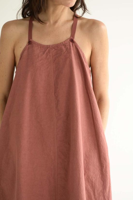  앨범 디 파밀리아 롱 원피스 앨범 Di Famiglia 뽀빠이 바지 스커트 코랄 - ALBUM DI FAMIGLIA