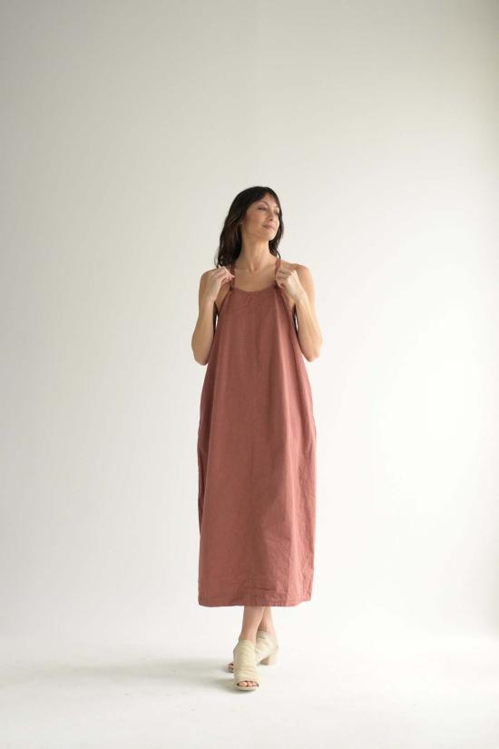  앨범 디 파밀리아 롱 원피스 앨범 Di Famiglia 뽀빠이 바지 스커트 코랄