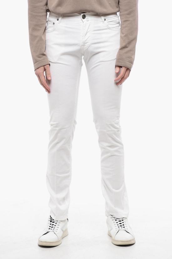  꼬르넬리아니 스트레이트 팬츠 714JQ3 3120149 028 White