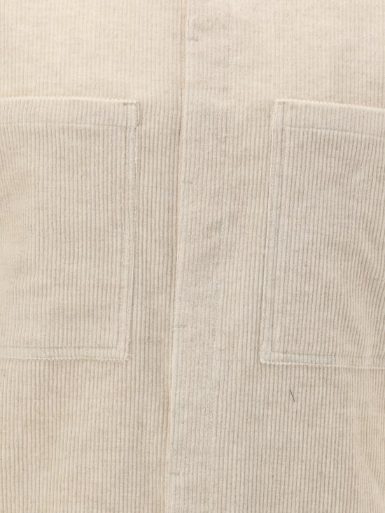 25FW 릭 오웬스 긴팔 셔츠 RU02E1292MLC 21 CREAM - RICK OWENS