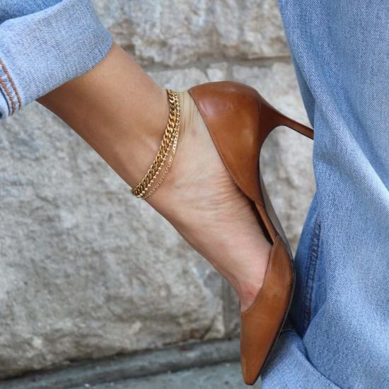  타린 토마스 바디 주얼리 그로브 앵클릿 - TARIN THOMAS