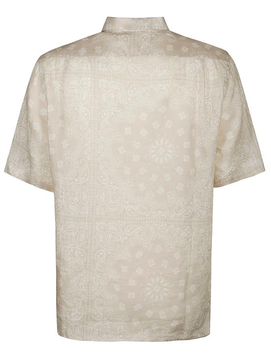 25SS 세인트바쓰 반팔 셔츠 SIF0002 00387H LINEN BANDANNA ROUND 11 - MC2 SAINT BARTH