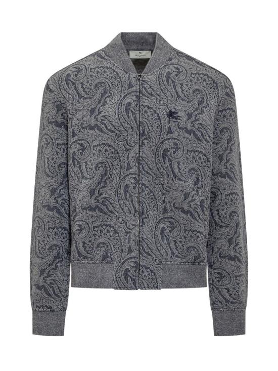 25FW 에트로 로고 디테일 봄버 자켓  MRBA001699JJ508 S8460 BLUE