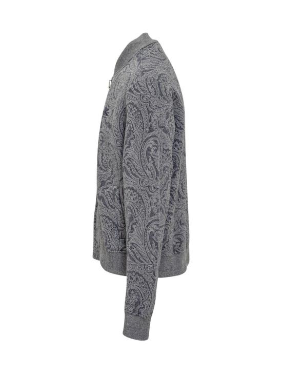 25FW 에트로 로고 디테일 봄버 자켓  MRBA001699JJ508 S8460 BLUE - ETRO