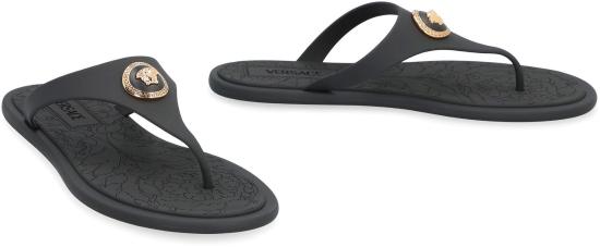  베르사체 샌들 10162481A10983 1B00V Black - VERSACE