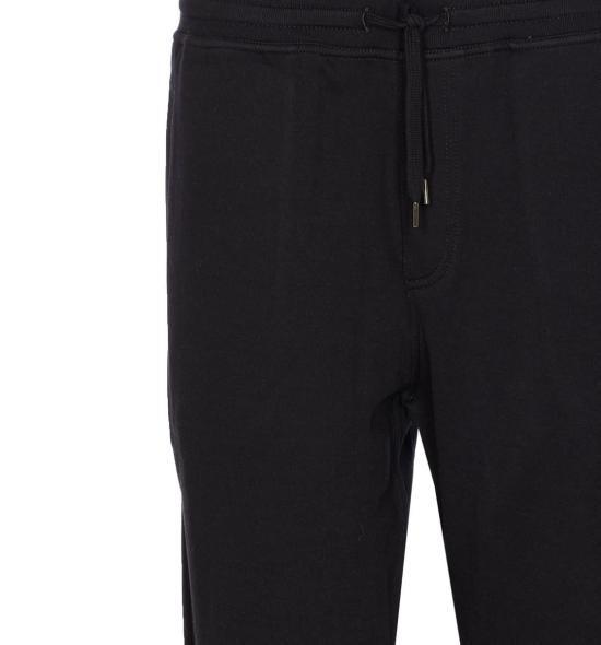 25FW 브루넬로 쿠치넬리 코튼 블렌드 트레이닝 팬츠  MM8313243GC101 Black - BRUNELLO CUCINELLI