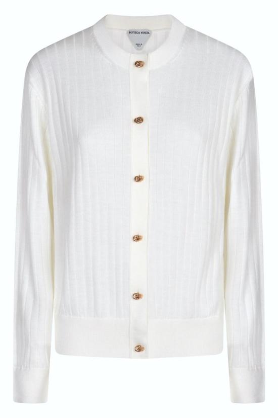 25FW 보테가베네타 가디건 835337V5L70 9071 WHITE