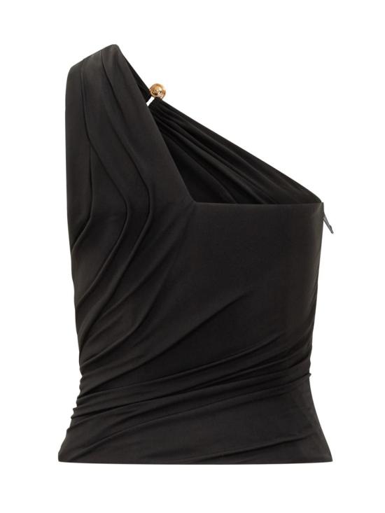 25FW 베르사체 민소매 티셔츠 10208271A14475 1B000 Black - VERSACE