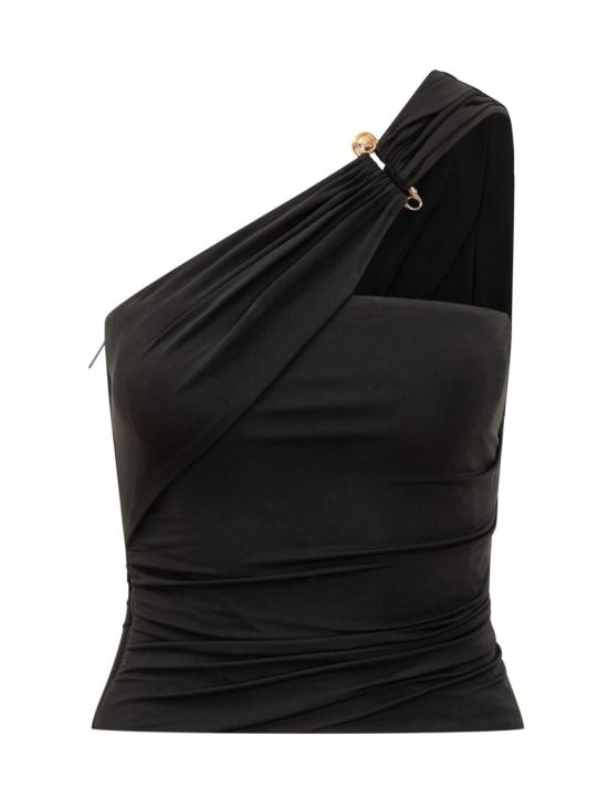 25FW 베르사체 민소매 티셔츠 10208271A14475 1B000 Black