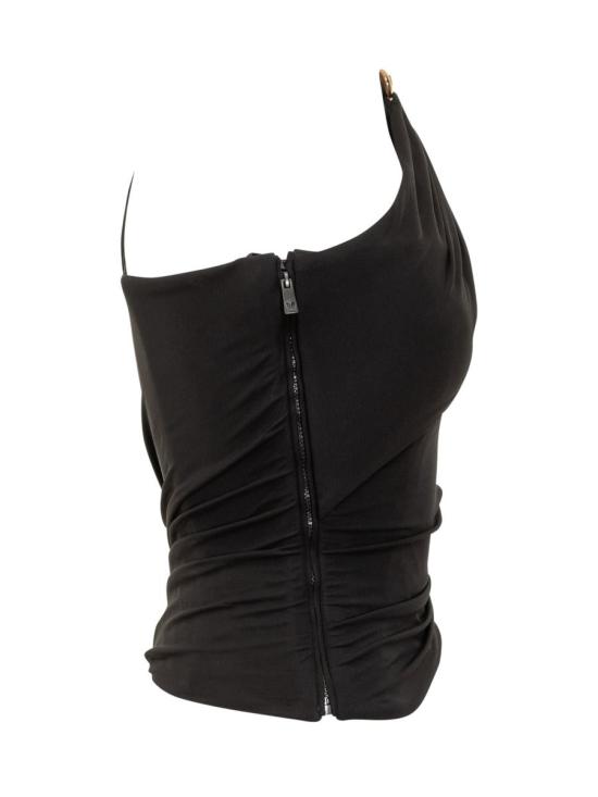 25FW 베르사체 민소매 티셔츠 10208271A14475 1B000 Black - VERSACE