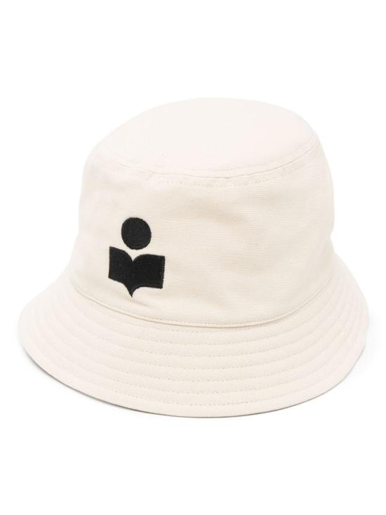 25SS 이자벨마랑 HALEY 헤일리 로고 버킷햇 CU001XFA A3C05AECBK Ecru black