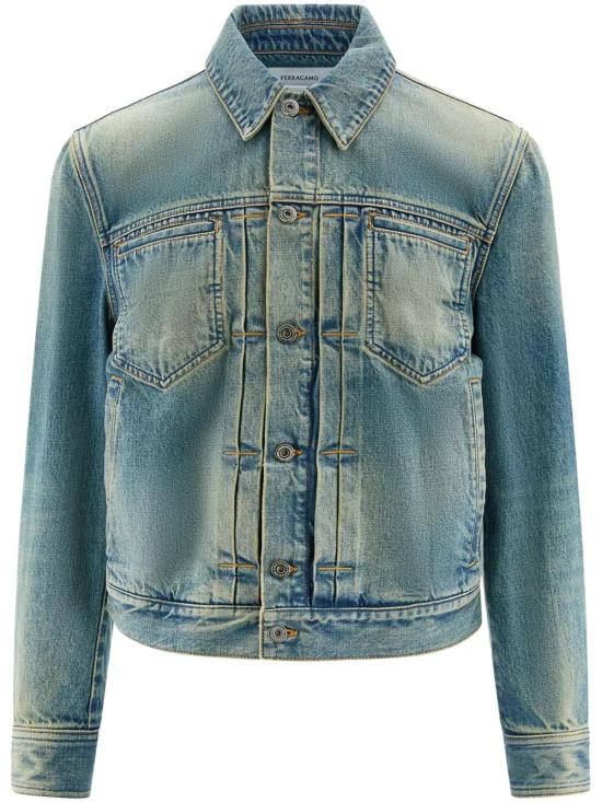  살바토레 페라가모 데님 자켓 775686