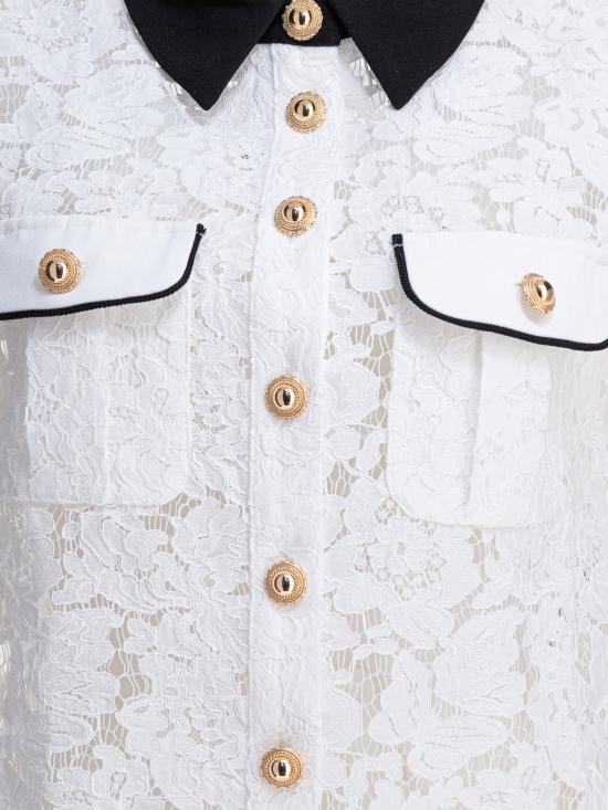 25FW 셀프 포트레이트 블라우스/셔츠 PF25 020T WWHITE White - SELF PORTRAIT