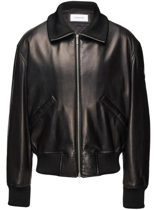  살바토레 페라가모 가죽 자켓 770649