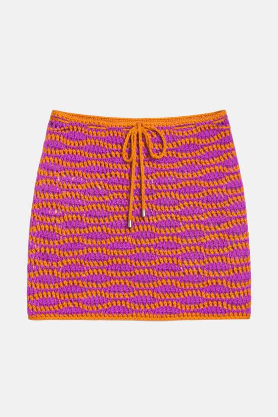  더 타일 클럽 숏 스커트 타일 클럽 아나벨 크로셰 스커트