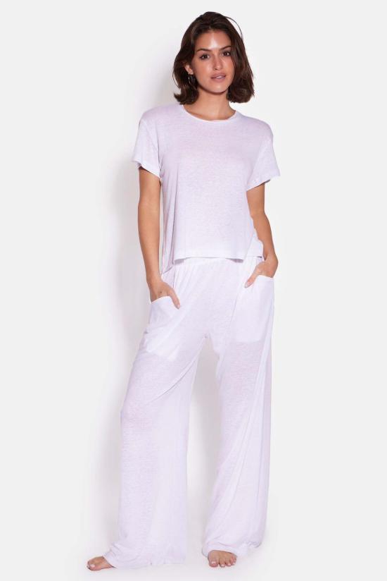  더 타일 클럽 스트레이트 팬츠 타일 클럽 네이피그 리넨 비치 팬츠 - THE TILE CLUB