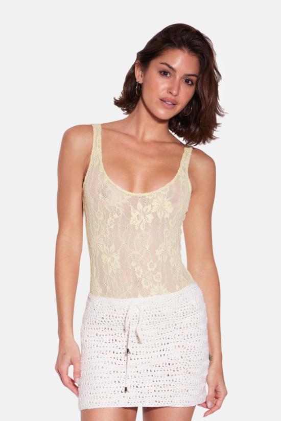  하이즈 바디수트 티셔츠 하이드 재거 레이스 바디수트