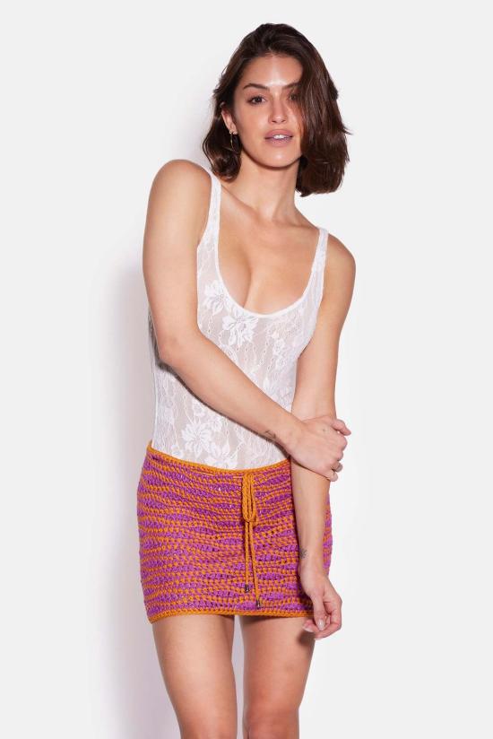  Hides 민소매 티셔츠 하이드 재거 레이스 바디수트 - HIDES