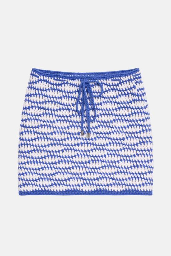  더 타일 클럽 숏 스커트 타일 클럽 아나벨 크로셰 스커트