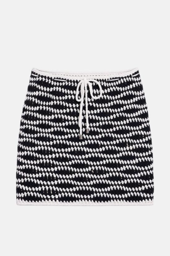  더 타일 클럽 숏 스커트 타일 클럽 아나벨 크로셰 스커트