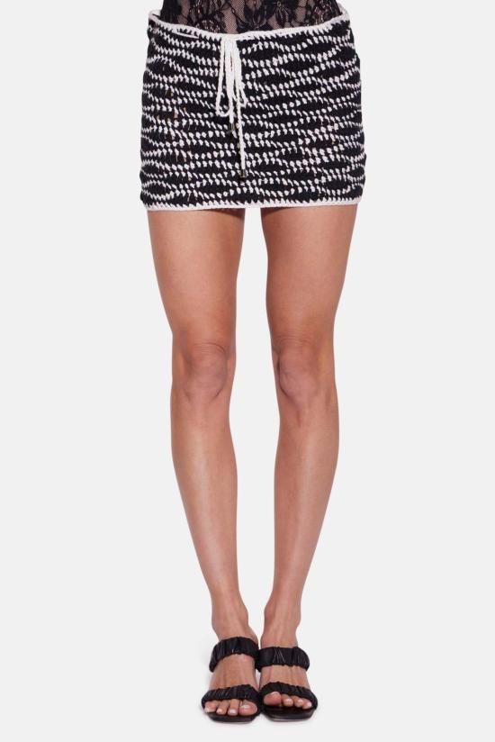  더 타일 클럽 숏 스커트 타일 클럽 아나벨 크로셰 스커트