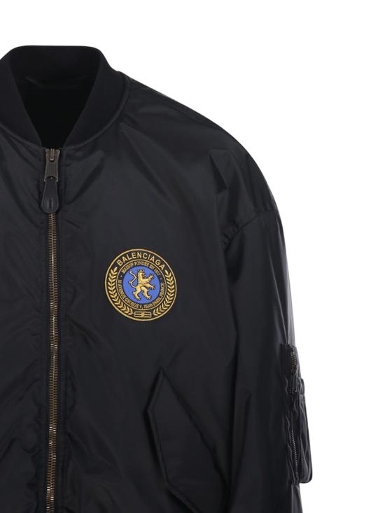 25FW 발렌시아가 봄버 자켓 839101 TOO04 1000 BLACK - BALENCIAGA