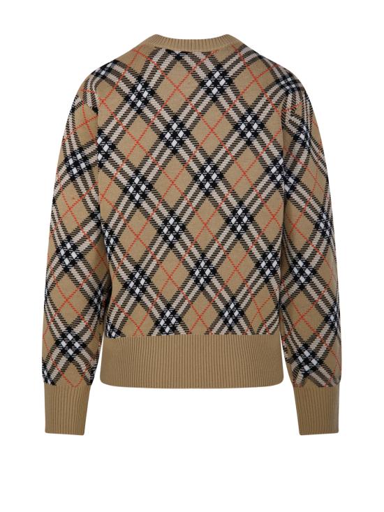 25FW 버버리 스웨터 8110514 C1309 SAND SAND IP CHECK - BURBERRY
