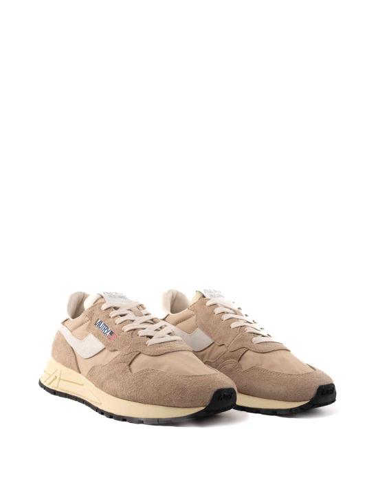 26SS 오트리 릴윈드 로우 나일론 스웨이드 스니커즈 WWLMNC08 Beige - AUTRY