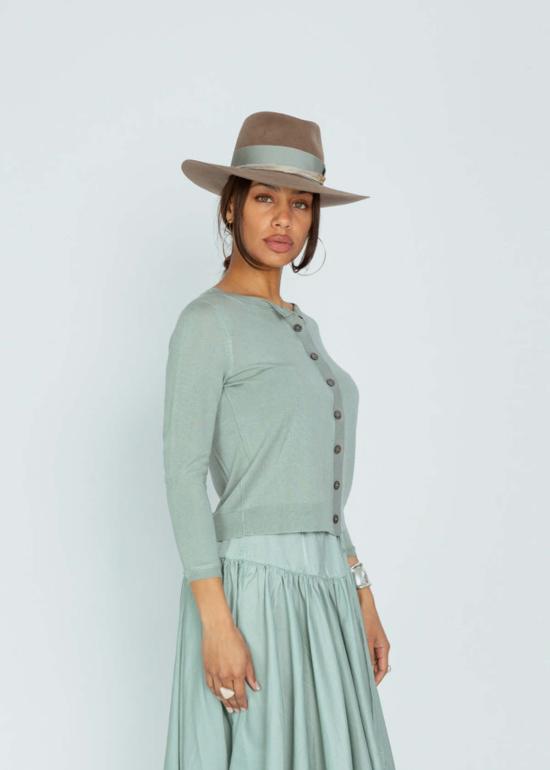  브라조 트리콧 가디건 브라조 트리코 티슈 재키 카디건 메도우 - BRAZEAU TRICOT