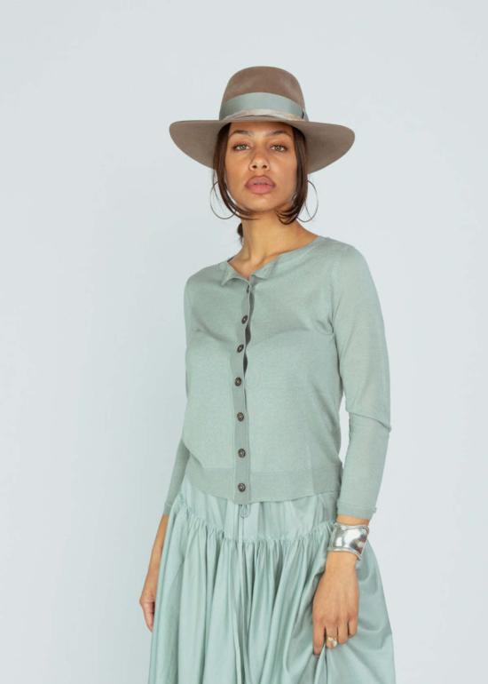  브라조 트리콧 가디건 브라조 트리코 티슈 재키 카디건 메도우 - BRAZEAU TRICOT