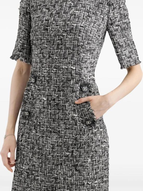  돌체앤가바나 미디 원피스 F6TMFTFMMH7 black - DOLCE & GABBANA