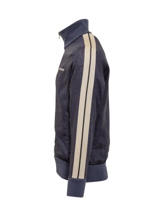  팜앤젤스 집업 니트 PMBD072S24FAB001 4603 BLUE - PALM ANGELS