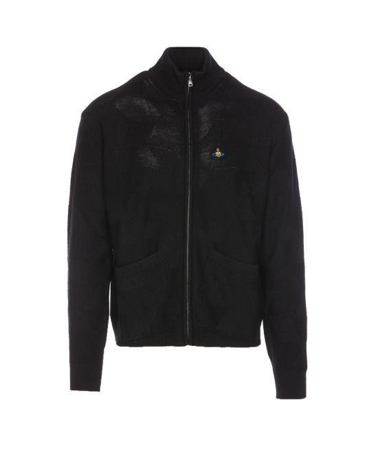 24FW 비비안웨스트우드 집업 니트 2701001T Y002M N401 Black