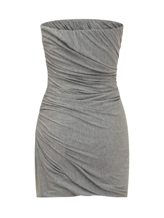 24FW 디 아티코 숏 원피스 247WCA308V082 084 GREY - THE ATTICO