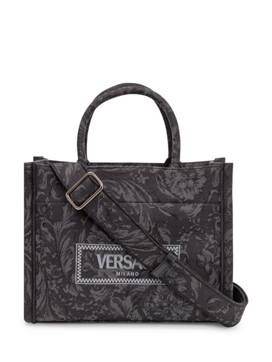 25SS 베르사체 토트백 10115641A09741 2BM0V Black - VERSACE