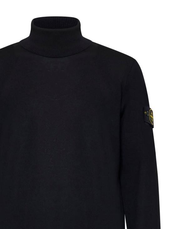 24FW 스톤 아일랜드 터틀넥 8115525C4A0029 Black - STONE ISLAND