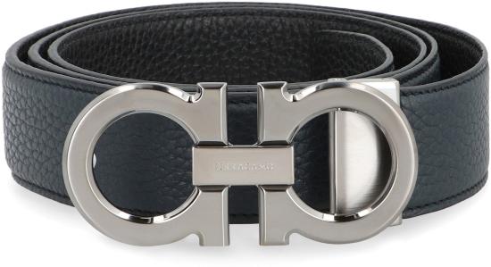  살바토레 페라가모 가죽 벨트 679710 697875 Black - SALVATORE FERRAGAMO