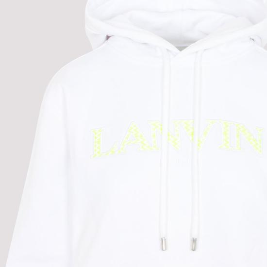  랑방 후드 티셔츠 RWHO0003J209P23 01 WHITE - LANVIN
