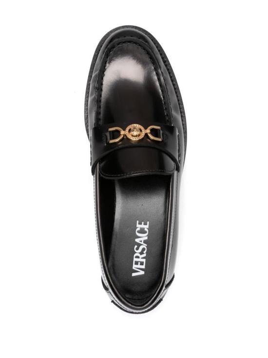 24FW 베르사체 로퍼 1012123 1A08773 1B00V Black - VERSACE