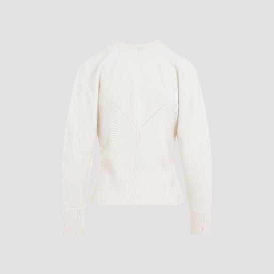 24FW 알렉산더 맥퀸 스웨터 798349 Q1BAP 9004 WHITE - ALEXANDER MCQUEEN